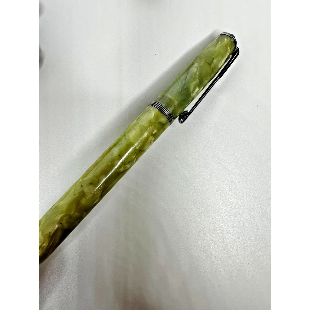 Vtg mechanical pencils lead Lyncraft Green Celluloid Scripto Blue Red Set 5